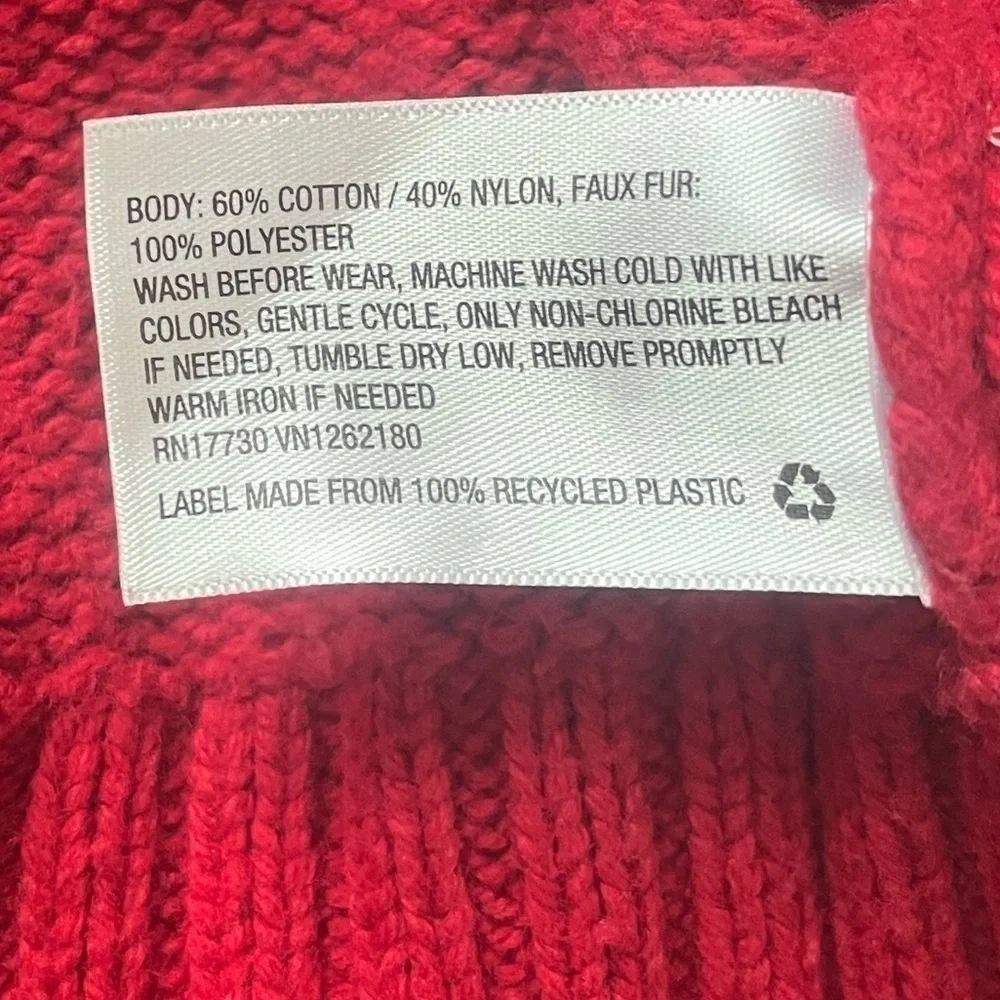 Cat and Jack Sweater  Red Size L(12/14) New Without Tag - Picture 4 of 8